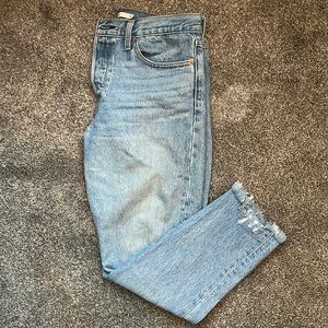 Levi’s Wedgie Straight Leg Jeans (High Waisted)